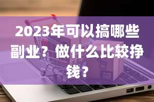 2023年可以搞哪些副业？做什么比较挣钱？