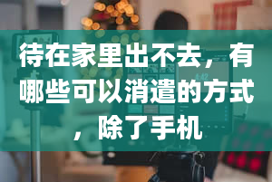 待在家里出不去，有哪些可以消遣的方式，除了手机