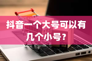 抖音一个大号可以有几个小号？