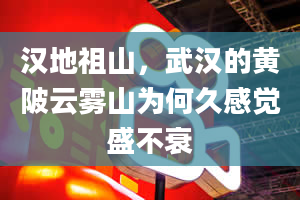 汉地祖山，武汉的黄陂云雾山为何久感觉盛不衰