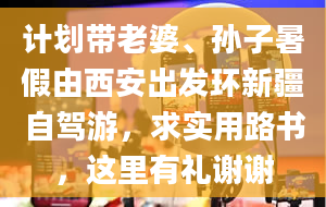 计划带老婆、孙子暑假由西安出发环新疆自驾游，求实用路书，这里有礼谢谢