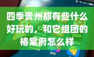 四季贵州都有些什么好玩的，和它组团的椿棠府怎么样