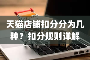 天猫店铺扣分分为几种？扣分规则详解