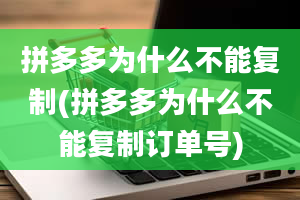 拼多多为什么不能复制(拼多多为什么不能复制订单号)