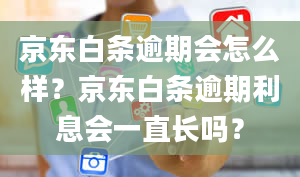 京东白条逾期会怎么样？京东白条逾期利息会一直长吗？