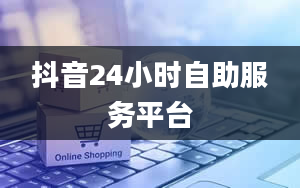 抖音24小时自助服务平台