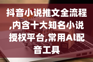 抖音小说推文全流程,内含十大知名小说授权平台,常用Al配音工具