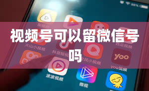 视频号可以留微信号吗