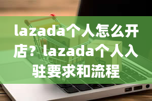 lazada个人怎么开店？lazada个人入驻要求和流程