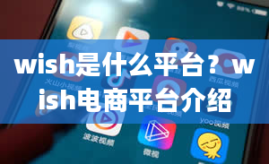 wish是什么平台？wish电商平台介绍