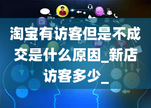 淘宝有访客但是不成交是什么原因_新店访客多少_