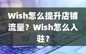 Wish怎么提升店铺流量？Wish怎么入驻？