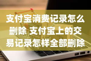 支付宝消费记录怎么删除 支付宝上的交易记录怎样全部删除