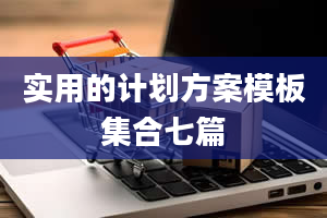 实用的计划方案模板集合七篇