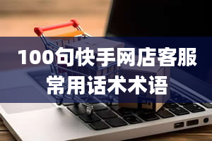 100句快手网店客服常用话术术语