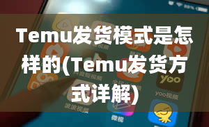 Temu发货模式是怎样的(Temu发货方式详解)