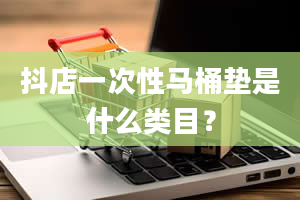 抖店一次性马桶垫是什么类目？