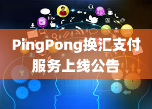 PingPong换汇支付服务上线公告