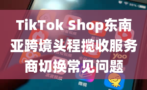 TikTok Shop东南亚跨境头程揽收服务商切换常见问题