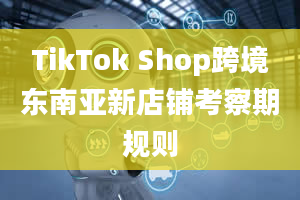 TikTok Shop跨境东南亚新店铺考察期规则