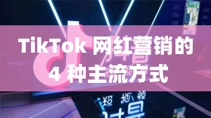 TikTok 网红营销的 4 种主流方式