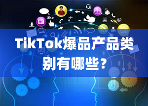 TikTok爆品产品类别有哪些？